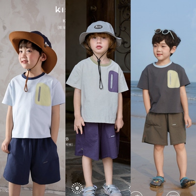 kiskiss2026新款夏季户外吸湿速干防晒短袖T恤吸湿速干抗菌短裤