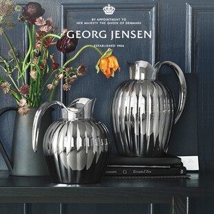 Georg Jensen 乔治杰生BERNADOTTE 王子保温壶不锈钢水壶摆件1L