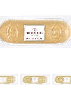 【欧厨】niederegger marzipan Weißbrot吕贝克杏仁糖125g