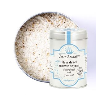 【欧厨】terre exotique fleur sel au zeste de yuzu柚子盐110g