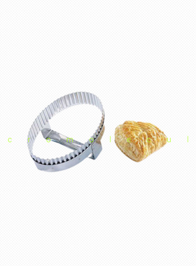 【欧厨】matfer法国苹果派波浪派皮千层苹果修颂切模具蓝带用17CM