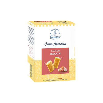 【欧厨】gavottes petites cheddar bacon crepes车达奶酪火腿110
