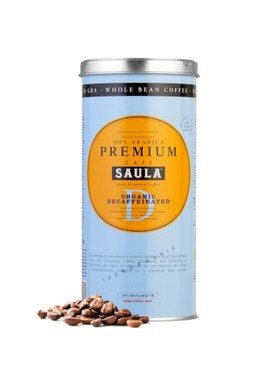 【欧厨】㊣saula西班牙100％阿拉比卡有机卡无因低因咖啡豆500g