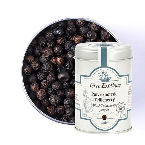 【欧厨】terre exotique poivre noir tellicherry黑胡椒60g/1kg