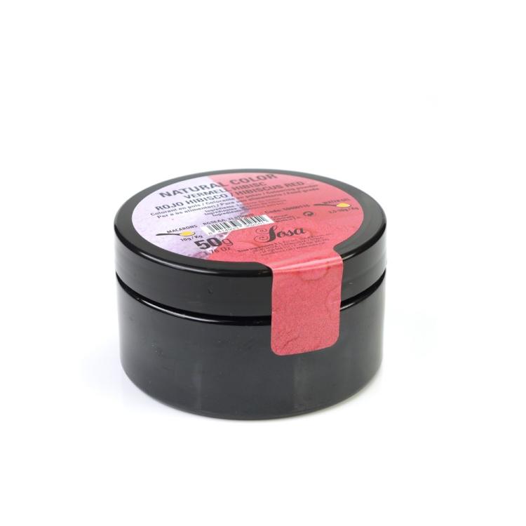 【欧厨】SOSA索萨天然水溶性食用hibiscus powder木槿红色素粉50g