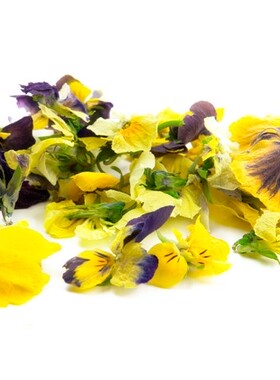 【欧厨】SOSA西班牙进口干燥三色堇蝴蝶花紫罗兰西餐甜品用290朵