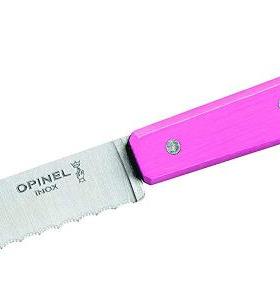 【欧厨】㊣opinel法国进口不锈钢锯齿木柄小水果刀7.6cm甜品刀