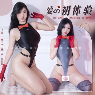 小怪兽:【一片式超窄边勒裆衣】捆绑腰性感塑身连体纯欲御姐内衣