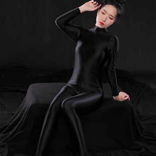 小怪兽:「踩脚紧身连体衣!」高弹性感瑜伽服舞蹈裤丝滑健身服运动