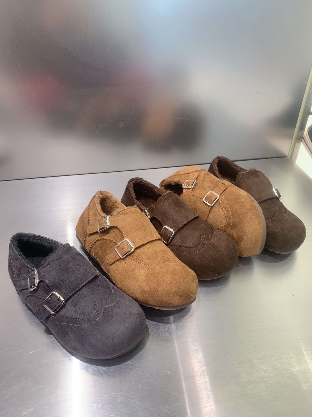 2025新款复古勃肯鞋女平底单鞋英伦风小皮鞋复古乐福鞋