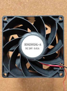 全新24V 0.41A RD9238S24L-A/HT1225B24H-AD 0.50A散热风扇9/12cm