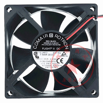 全新品COMAIR ROTRON FE24B3 24V 0.09A 2.20W 8025 8CM 散热风扇