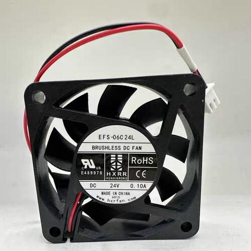 EFS-06C24L  DC24V 0.10A  6CM  60*15MM 变频器散热风扇