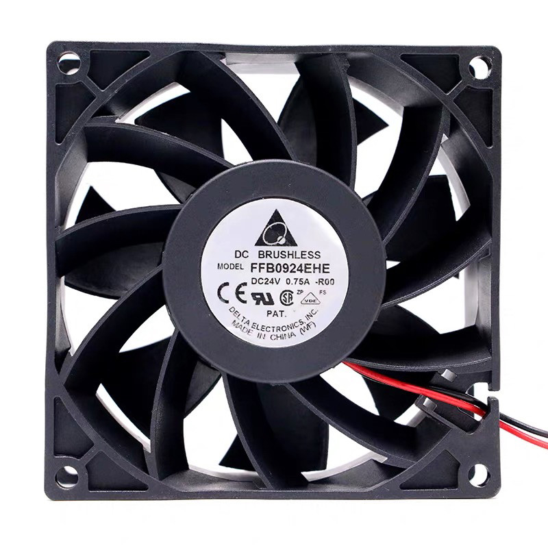 全新台达 FFB0924EHE 24V 0.75A 9038 9CM ABB 变频器 散热风扇