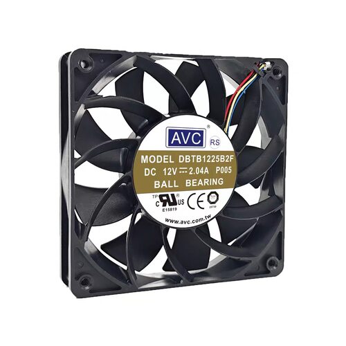 DBTB1225B2F AVC 12025 12V 2.04A 12cm暴力高转速大风量增压风扇