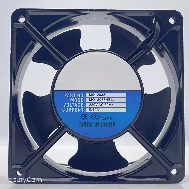 全新闽楾电机 MQ12038HBL2/HSL2 220V 12CM 轴流风机工业机箱风扇图片