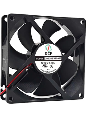 DCF DD92DBVM-012  DC12V 0.16A 9CM/厘米9025 静音散热风扇9225