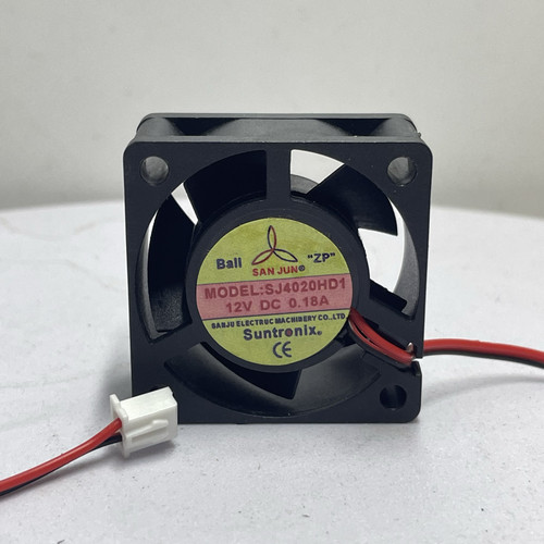 台湾三巨SJ4020HD1 DC12V 0.18A 4CM 静音小型散热风扇40*40*20