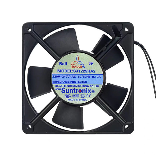 SJ1225HA2/HA1全新台湾三巨220V/110V机柜轴流12025散热风扇0.10A