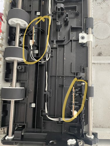 兄弟7360 ADF原稿进纸传感器 报错原稿卡纸多功能配件