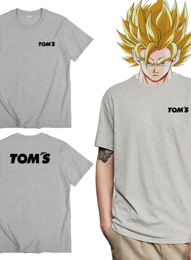 TOM'S Racing改装车赛车JDM汽车美容店工服圆领男女短袖t恤半袖