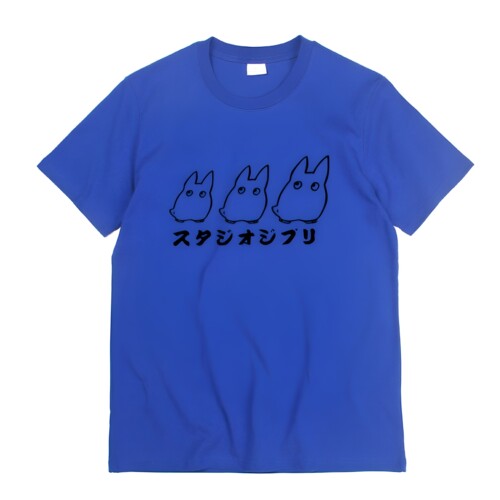 小龙猫日语可爱卡通吉卜力工作室日本动画周边圆领正肩男女短袖