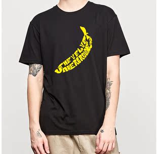 地下丝绒香蕉andy安迪沃霍波普风摇滚休闲男女情侣装短袖纯棉T恤