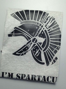 斯巴达短袖T恤斯巴达克斯血与沙800勇士Spartacus电影美剧短袖T恤