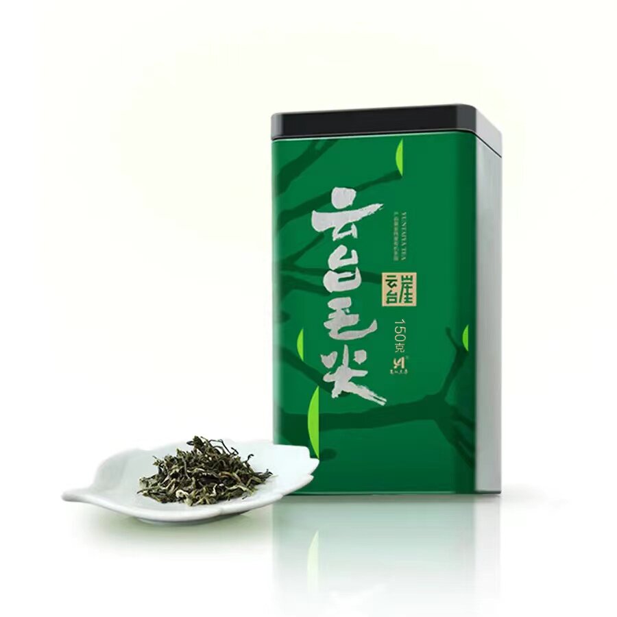 湖南安化毛尖150g商务绿茶 采自 莫家山 耐泡好喝铁罐好茶