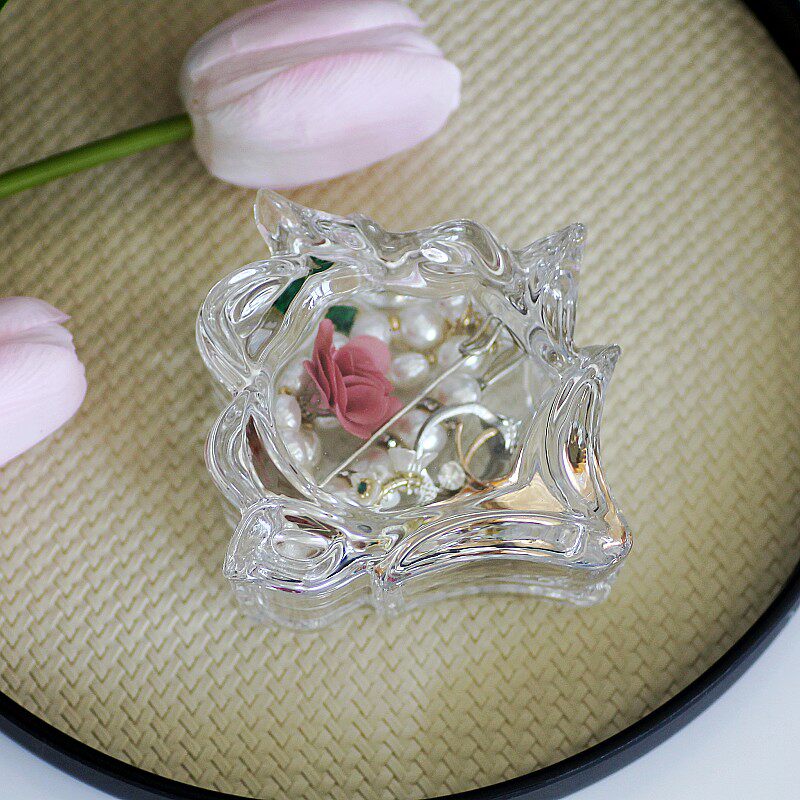 Glass City个性水晶玻璃喜糖盒/首饰盒/收纳盒/戒指盒/婚庆回礼