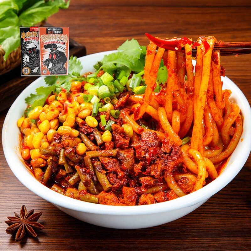 吴佳拌米粉新疆美食特产香辣鸡牛肉干拌湿粉味道正宗网红速食特产,粮油调味/速食/干货/烘焙,地域特色/特产类调味品,淘宝优惠券,粉丝福利购,淘宝优惠卷