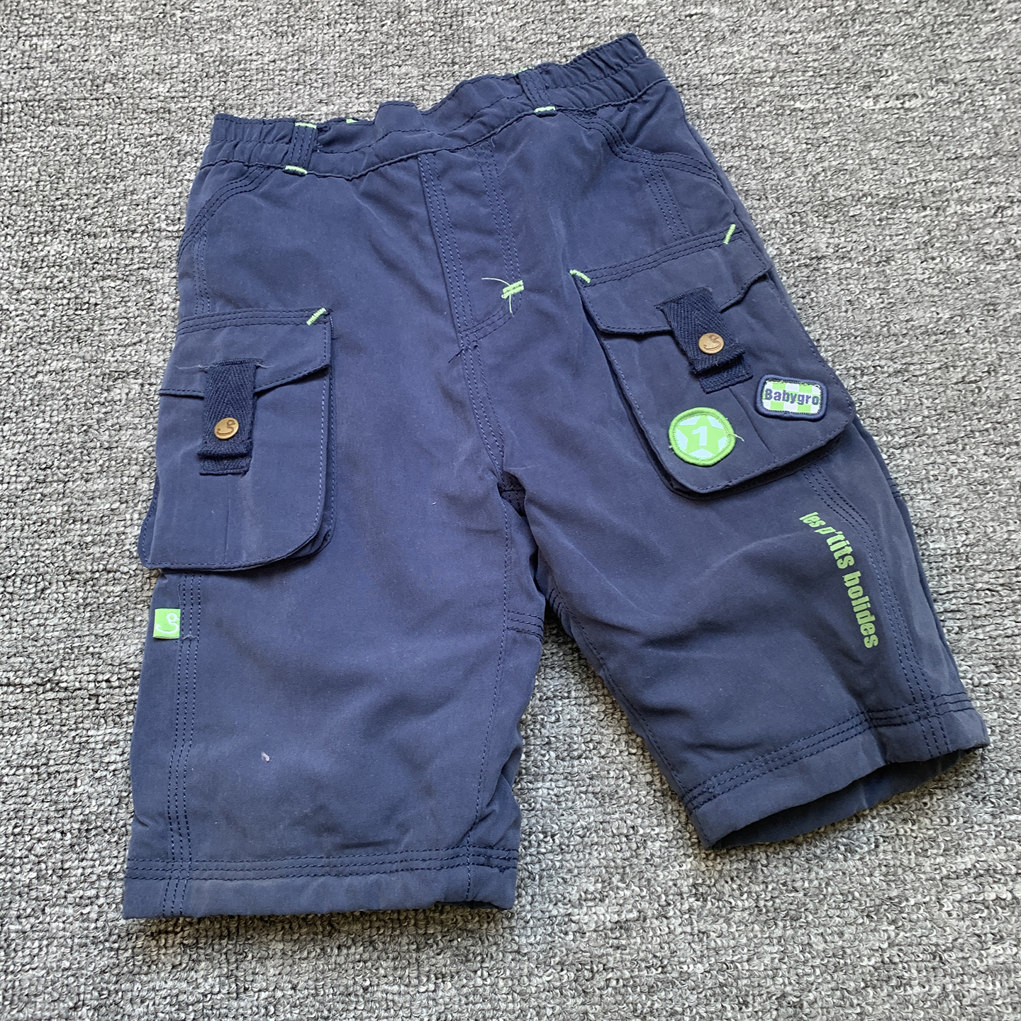 0-3个月 法单纯原初生婴儿男童宝宝秋冬款夹棉保暖冬棉裤厚裤子