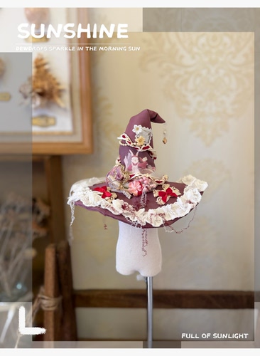 现货 最后一顶 bjd 四分 4分 六分 6分 娃帽 魔法帽 帽子