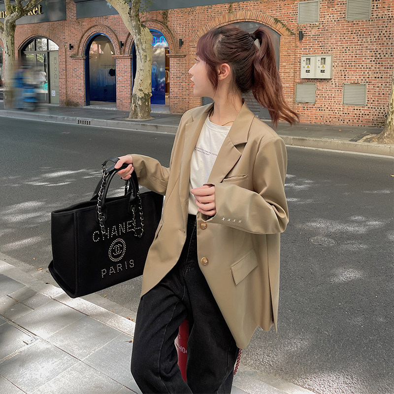 《现货》秋装袖子刺绣小叉叉学院风小西装女915-P115K168,女装西装,浙宝251