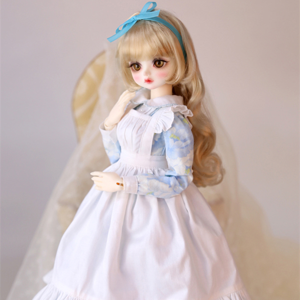 娃岛 Dearmine 4分 bjd娃衣 DLgirl 40cm Montgomery dress Sky 模玩/动漫/周边/娃圈三坑/桌游 BJD/SJD/胶皮/OB娃娃 原图主图