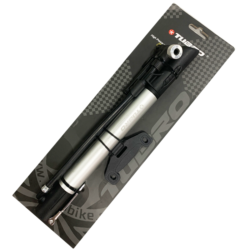 自行车打气筒带软管美嘴法嘴通用