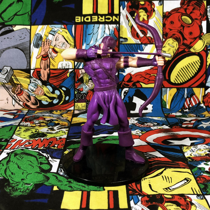原单漫威超级英雄鹰眼hawkeye射箭汽车摆件家居饰品漫画周边手办