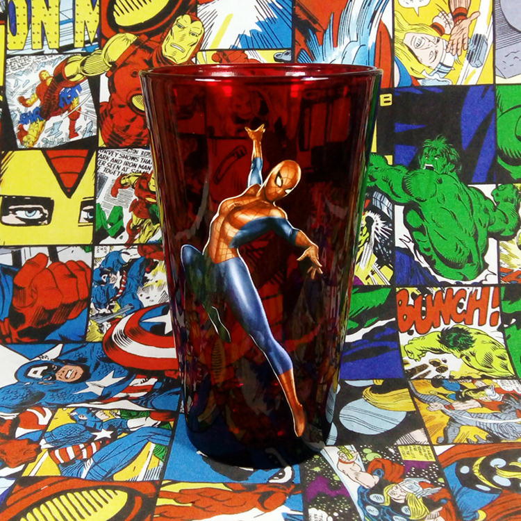 漫威超凡蜘蛛侠玻璃杯现货水杯