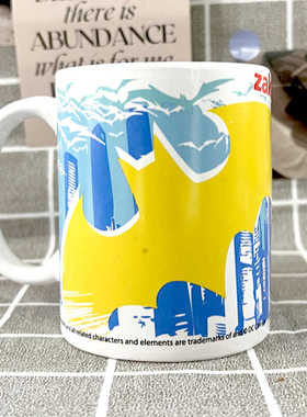 外单 DC正义联盟蝙蝠侠动漫英雄老爷BATMAN黑色陶瓷马克杯水杯