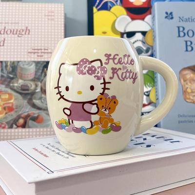 原单 HelloKitty凯蒂KT猫陶瓷杯少女可爱卡通咖啡水杯礼物甜品杯