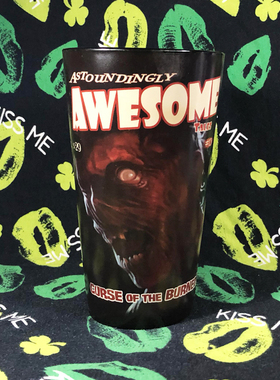 辐射4避难所游戏周边fallout哔哔小子个性黑色玻璃杯水杯随手杯子