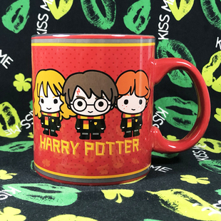 电影HarryPotter哈利波特卡通版赫敏罗恩可爱陶瓷水杯马克杯礼物