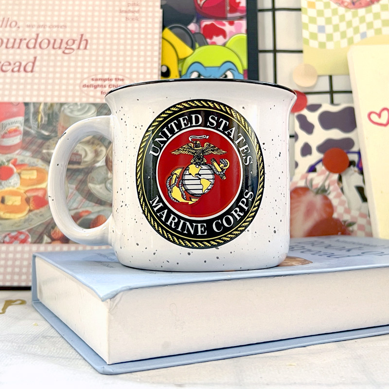 美国消防局USFA海军陆战队USMC纪念款陶瓷水杯马克杯礼物周边潮,餐饮具,马克杯,淘宝优惠券,粉丝福利购,淘宝优惠卷