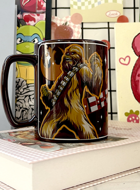 星战系列Chewbacca楚巴卡卡通马克杯陶瓷水杯动漫周边礼物