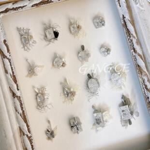 【二狗精选】冰梦系列美甲堆钻球白色冰花堆堆钻超闪指甲装饰