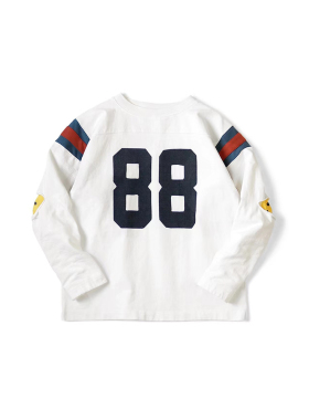 【品牌5折】KAPITAL JAPA平田春秋男女情侣印花T恤打底衫宽松休闲