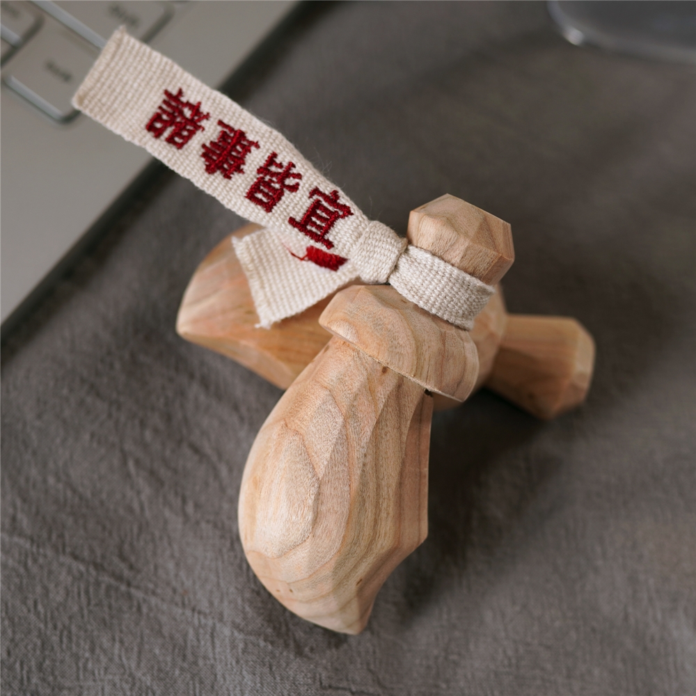 Joe手工小李肥刀手工野生山桃木
