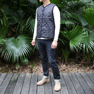 英国制造lavenham莱文拉姆绗缝太空棉内胆休闲马甲男背心Dublin