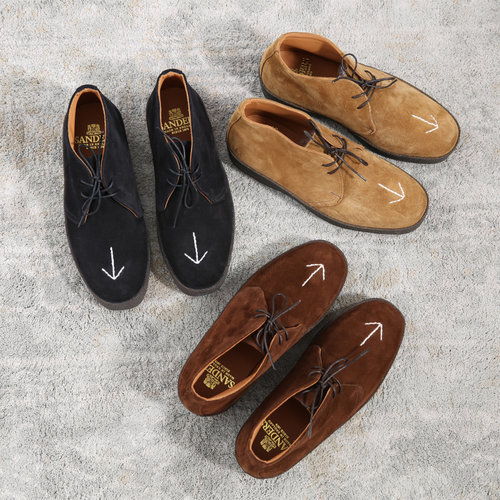 英国沙漠鞋厚底中低帮复古风