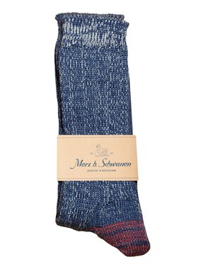 MERZ b.SCHWANEN 小天鹅 复古 雪花 羊毛袜 德国制造 W72